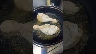 FRYING CHICKEN LEGS 🍗 [upl. by Jotham870]