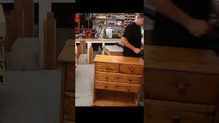 Quickest Way To Break Down Old Furniture shorts [upl. by Eldreda334]