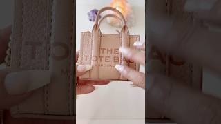 Unboxing Marc Jacobs The Tote Bag charm  so cute unboxing marcjacobs shopping asmr [upl. by Anicul]