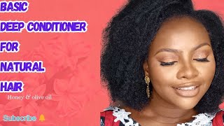 Deep Conditioner For Natural Hair Growth  Easy Recipe [upl. by Lebazi340]