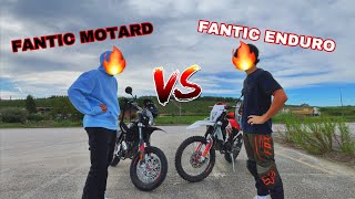 FANTIC ENDURO VS FANTIC MOTARD  Fantic XEF 125 VS Fantic XMF 125 [upl. by Rot]