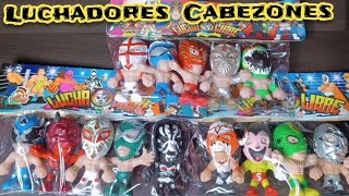 Nuevas series de Luchadores Cabezones  Unboxing [upl. by Ais832]