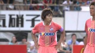 2011Jリーグ第18節 ガンバ大阪vsサンフレッチェ広島 遠藤保仁のゴール [upl. by Walczak]