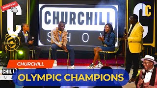 OLYMPIC CHAMPIONS EMMANUEL WANYONYI FAITH KIPYEGON amp BEATRICE CHEBET [upl. by Hardej280]