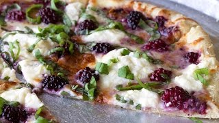 Blackberry Basil Ricotta Pizza [upl. by Adamok]