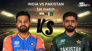 IND vs PAK 1st match  3 match series RC24  Suhail gaming [upl. by Kyne]