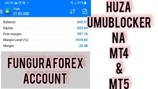 Dore Uko wafungura Forex Trading Account kumuBlocker Huza umublocker wawe na Mt4 amp Mt5 [upl. by Aronoff]