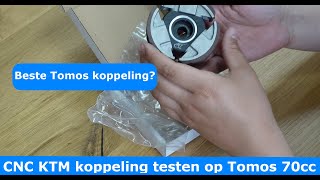 Beste Tomos koppeling ooit 2SP CNC KTM koppeling voor Tomos testen [upl. by Adnana]