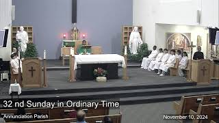 Annunciation Parish Edmonton Live Stream [upl. by Etnom]