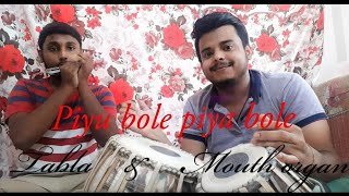 Piyu bole piya bole Tabla and mouth organ [upl. by Rollo]