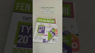 KOLAYDAN ZORA TYT FEN DENEME ÖNERİLERİ Kitap İşler indirim kodu frkn5 yks yks24 yksgünlüğüm [upl. by Nabi]