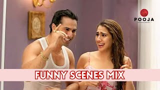 कुली नं 1 Funny Scenes Mix  Part 1 [upl. by Chem]