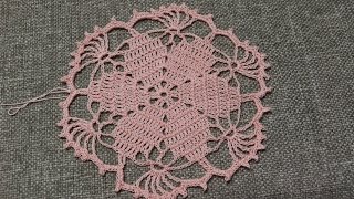 Flor para Blusa Crochet [upl. by Ayt383]