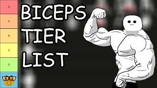 Biceps Exercise Tier List Simplified [upl. by Hamer]