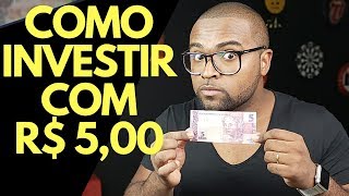 COMO COMEÇAR A INVESTIR COM APENAS R 5 REAIS TIAGO FONSECA [upl. by Dlarrej]