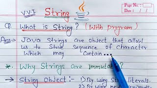 What is String full Explanation  Why String is Immutable in Java [upl. by Gnoz822]