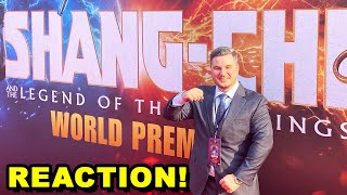 I JUST WATCHED SHANG CHI REACTION WORLD PREMIERE RED CARPET EVENT [upl. by Bez]