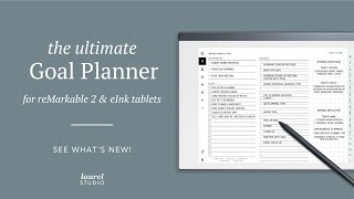 Going Digital The Ultimate Planner for reMarkable 2 Supernote or Boox [upl. by Marmawke701]