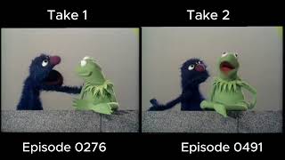 Sesame Street Take Comparison Kermit amp Grover show long amp short with ladders 19711972 [upl. by Normac]