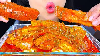 ASMR GIANT DESHELLED KING CRAB SEAFOOD BOIL  Eating Sounds  Mukbang  ASMR Phan [upl. by Bettzel610]