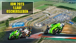 1RENNEN  1SIEG  IDM ProSuperStock 1000  Oschersleben 2023 [upl. by Yrot]