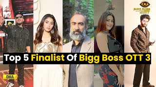 Bigg Boss OTT 3 Top 5 Finalist Of Bigg Boss OTT Season 3 I Naezy I Sana Makbul I Kritika Malik [upl. by Nikos625]