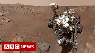 Nasa Perseverance Mars rover begins key journey to find life  BBC News [upl. by Lenahtan285]