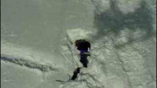 Snowboarder Faceplant Off Ski Lift [upl. by Yedok]