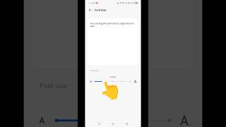 How to Change Font Size in Android Smartphone  Change Text Size in Tecno Mobile Phone [upl. by Ynatirb262]