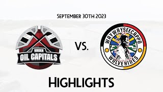 HIGHLIGHTS  Virden Oil Capitals  Waywayseecappo Wolverines Sept 30 2023 [upl. by Jordanna]