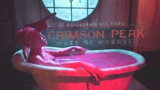 Crimson Peak Maze of Madness maze highlights at Halloween Horror Nights [upl. by Leuams]