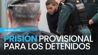 Los 6 detenidos por la muerte de dos guardias civiles en prisión provisional [upl. by Gujral]