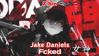 Nightcore Jake Daniels  Fcked Lyrics [upl. by Loralyn]