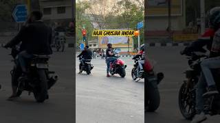 Aaja ghusjaa andar aaa 🤣😂 farazstuntrider superbikes hayabusa [upl. by Eerehs449]