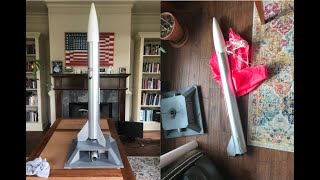 Big Rocket Launch with Aerotech G404W Motor [upl. by Dnalevets755]