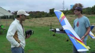 Thunder Tiger Trainer 60 Electric Conversion  maiden flight [upl. by Luana]