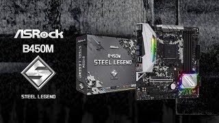 ASRock B450M Steel Legend AMD Motherboard  Bangla Overview [upl. by Acinoreb]