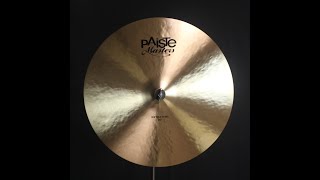 Paiste 20quot Masters Extra Thin  1642g [upl. by Schott980]