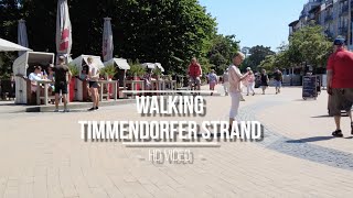 Timmendorfer Strand Rundgang im Sommer ☀️HD walking Video [upl. by Tamera325]