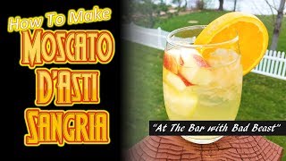 How to make Moscato DAsti Sangria Sunday Brunch Drink [upl. by Kenzie]