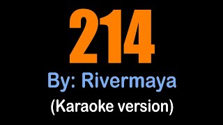 214  Rivermaya karaoke version [upl. by Jamila715]