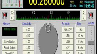 ALL INDIA RADIO  6280 kHz Hindi Service [upl. by Eerased]