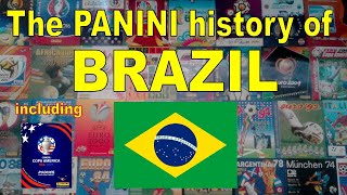 The Panini history of Brazil Mens Soccer Team Update 2024 [upl. by Anders]