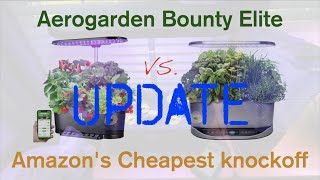 Aerogarden Bounty Elite Vs Amazons Cheapest Comparable Knockoff UPDATE [upl. by Llerot]