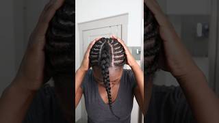 Tissage ouvert rapide et facile 💇🏿‍♀️ hairtutorial hairinspo blackgirlmagic traditionalsewin [upl. by Norreht713]