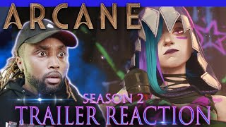 ARCANE SEASON 2  OFFICIAL TRAILER REACTION [upl. by Einaffets]