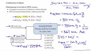 Percent Excess Air Combustion [upl. by Drof]