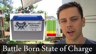 Battle Born 12v Battery How to Determine State of Charge vs lead acid [upl. by Kone97]