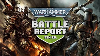 Night Lords vs Space Wolves Warhammer 40k Battle Report Ep 27 [upl. by Timi]