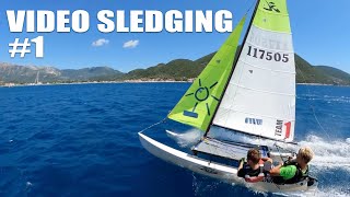 Hobie 16 with the Wildwind Joyriders Fast catamaran sailing [upl. by Ammadas]